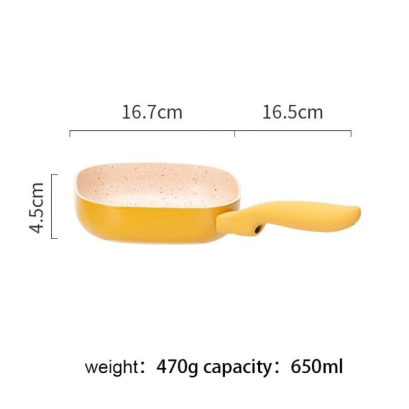 YELLOW SQUARE SHAPED PAN - CASA PAPAYA | HOME