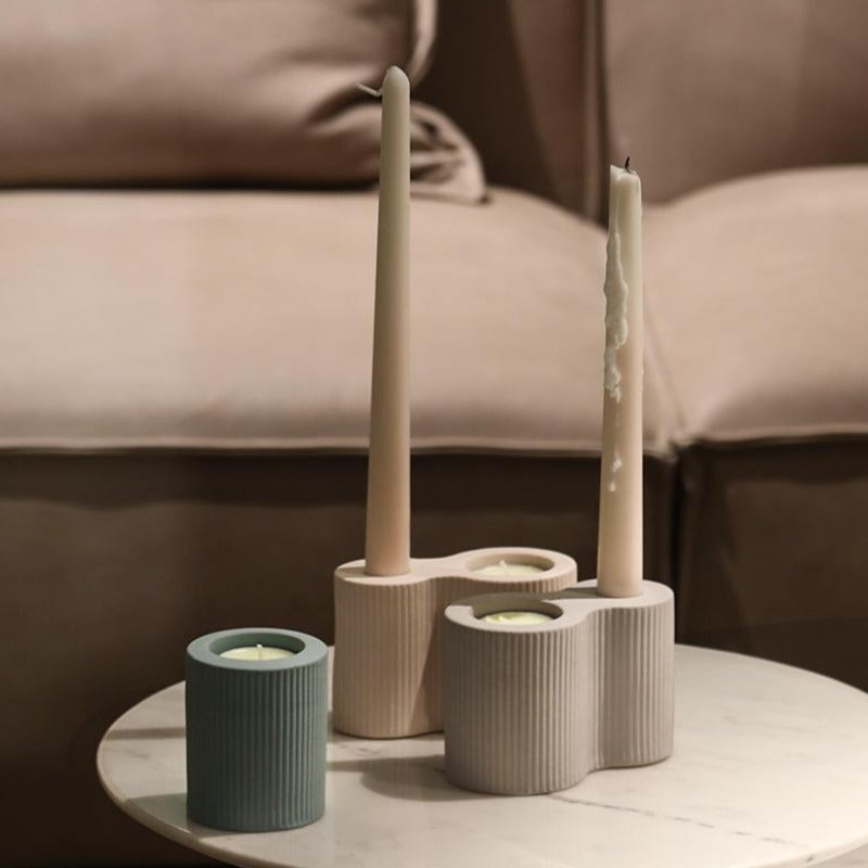 NORDIC CANDLE HOLDER - CASA PAPAYA | HOME