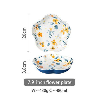 FLORAL DINING SET - CASA PAPAYA | HOME