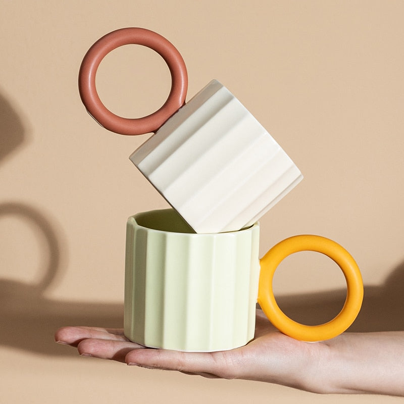 RING HANDLE MUG - CASA PAPAYA | HOME